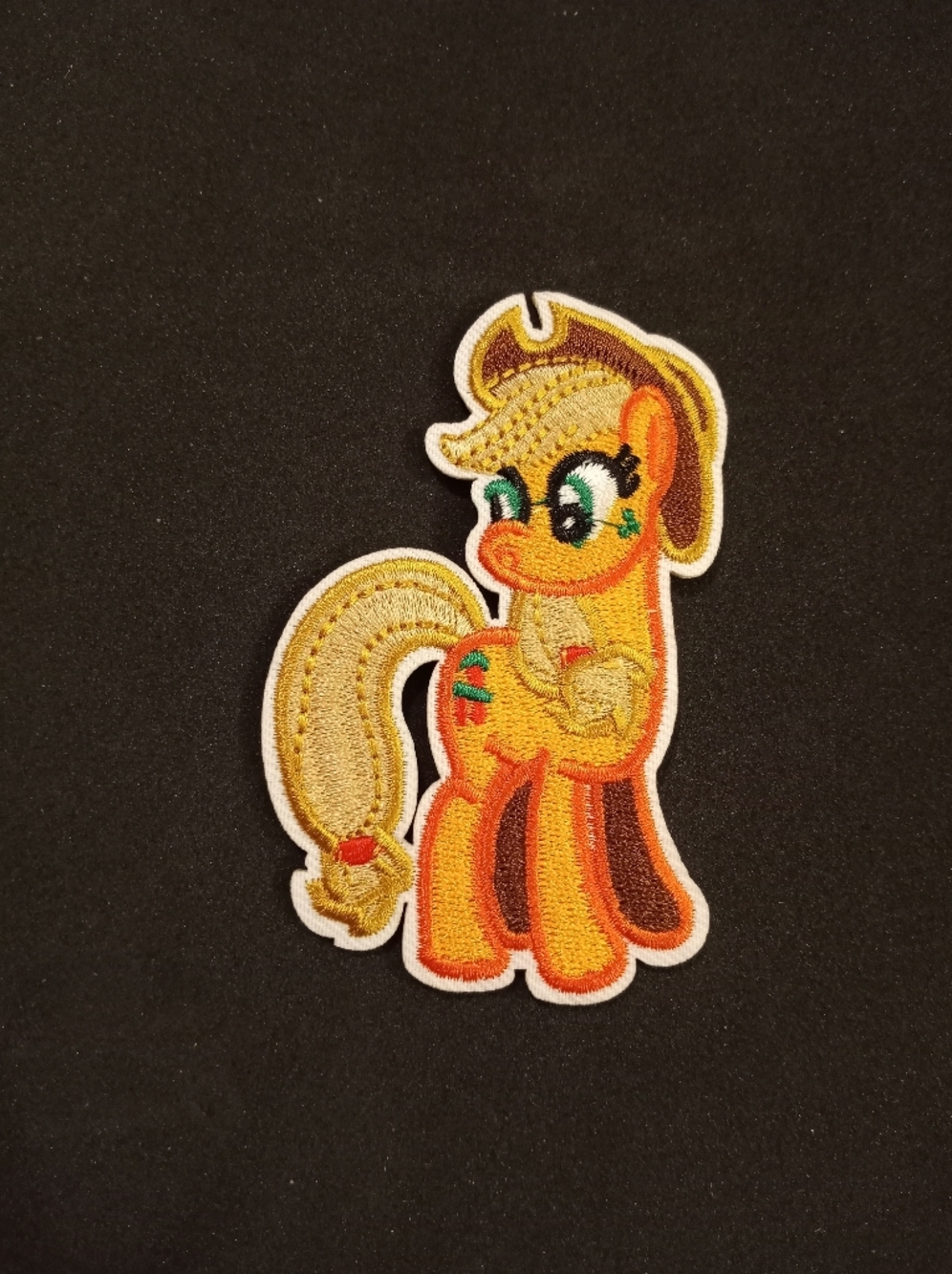 Applejack My Little Pony Embroidered Iron on patch applique